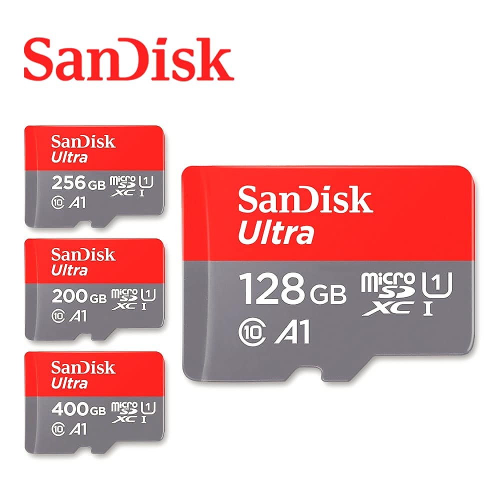 Sandisk Micro Sd Ultra Classe 10, 16go 32go 64go 128go 256go 400go