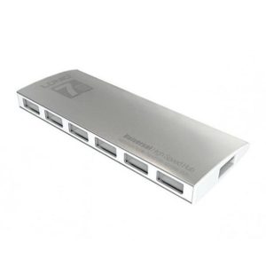 LDNIO double USB Hub 2.0 haute vitesse à 7 ports en Aluminium