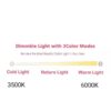 Support de smartphone à Lampe LED 3500-6000K
