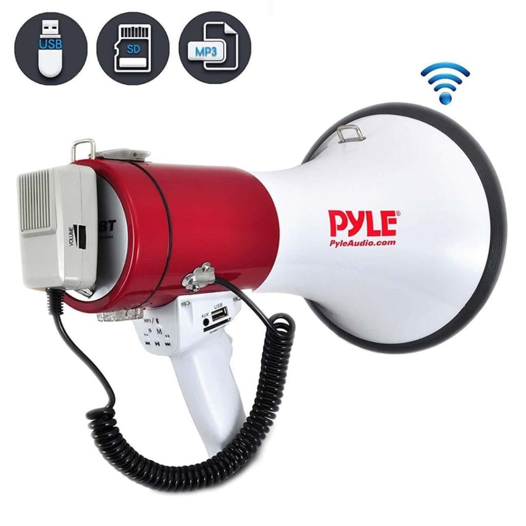 Haut parleur amplificateur portable à microphone, mégaphone أرخص