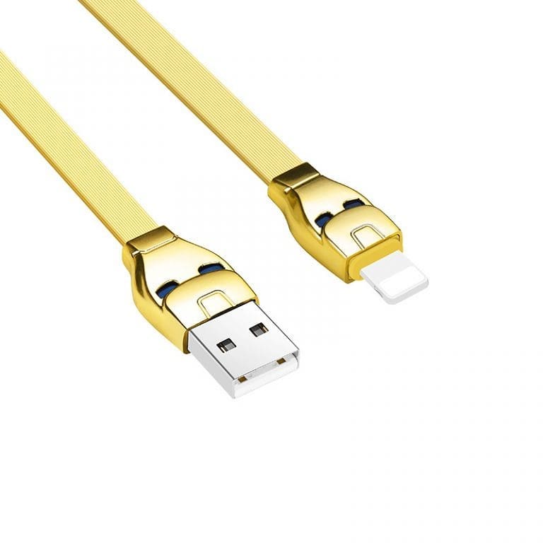 Cable USB charge rapide Hoco ironman U14 pour iPhone أرخص
