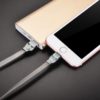 Cable USB charge rapide Hoco ironman U14 pour iPhone