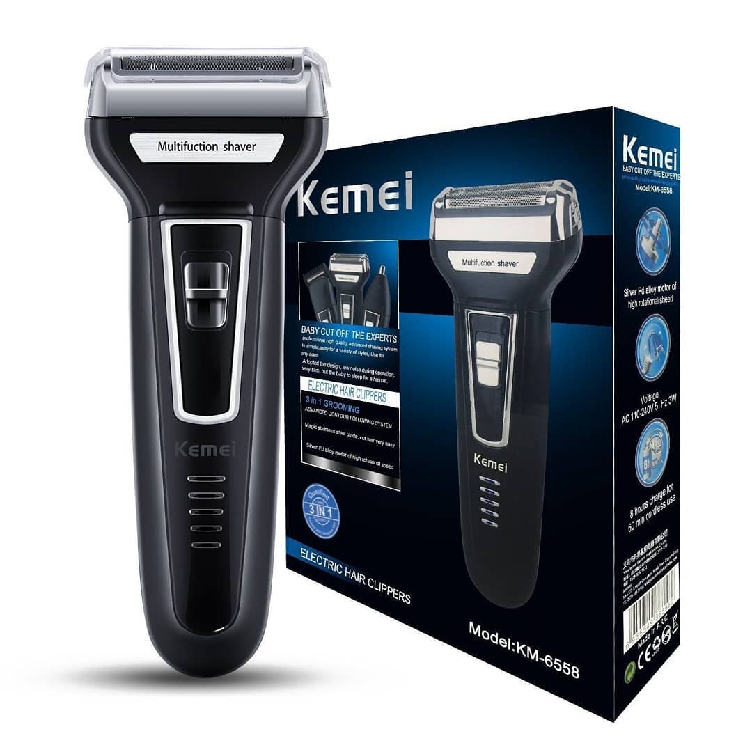 Kemei KM-6558 - Tondeuse à cheveux 3 en 1 أرخص  Achat / Vente au maroc à  prix bas - Meilleur prix garanti