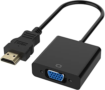 Convertisseur Adaptateur HDMI Male vers VGA femelle pour PC, Décodeur TV, PS3, XBOX