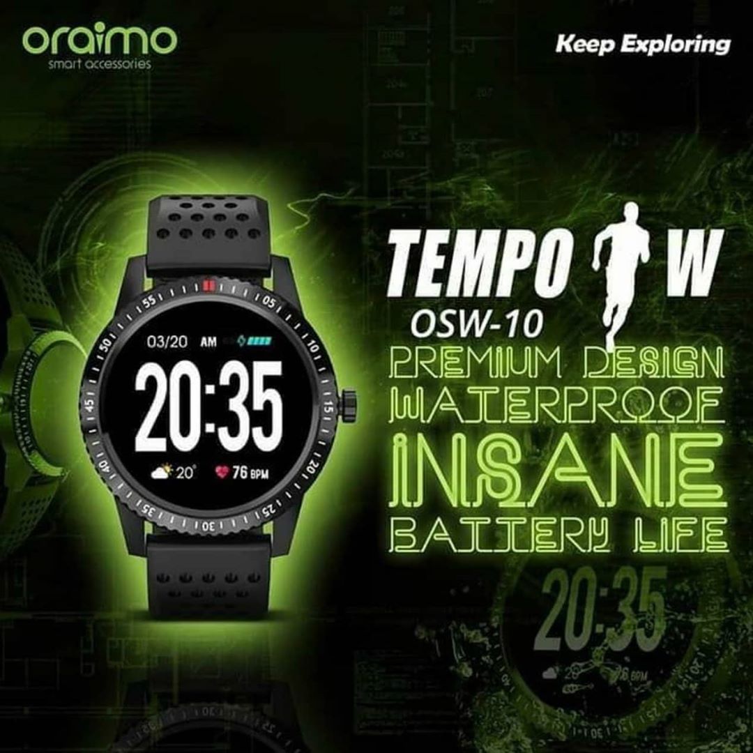 Oraimo Smart Watch OSW-10 Sport Montre intelligente