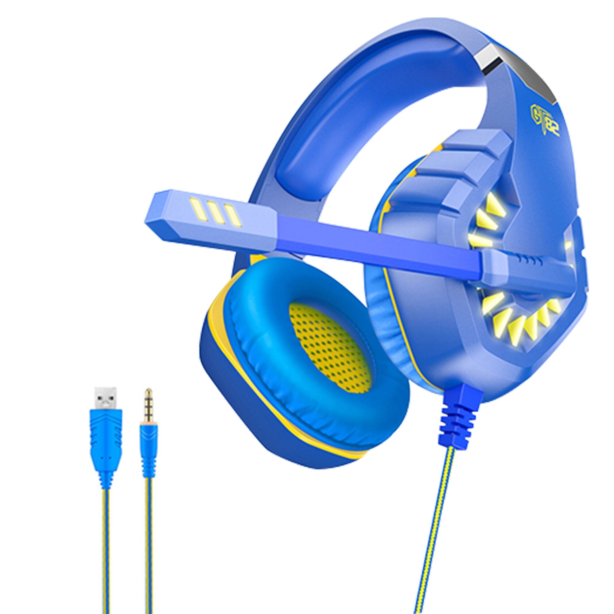 GT82 casque stéréo casque de jeu avec Microphone ordinateur approprié PS4 Mobile OVLENG Usb + 3.5mm réduction du bruit faible Accent