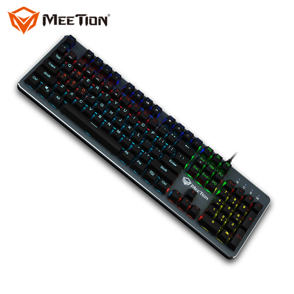 MEETION MK007— clavier gamer mécanique de jeu PC, Blue switch mechanical filaire USB, pour gameing