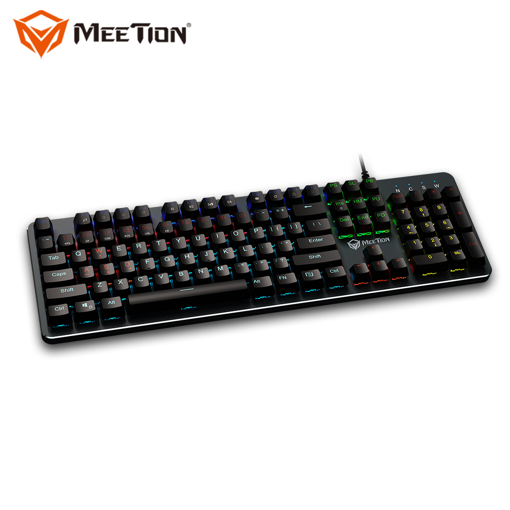 MEETION MK007— clavier gamer mécanique de jeu PC, Blue switch mechanical filaire USB, pour gameing