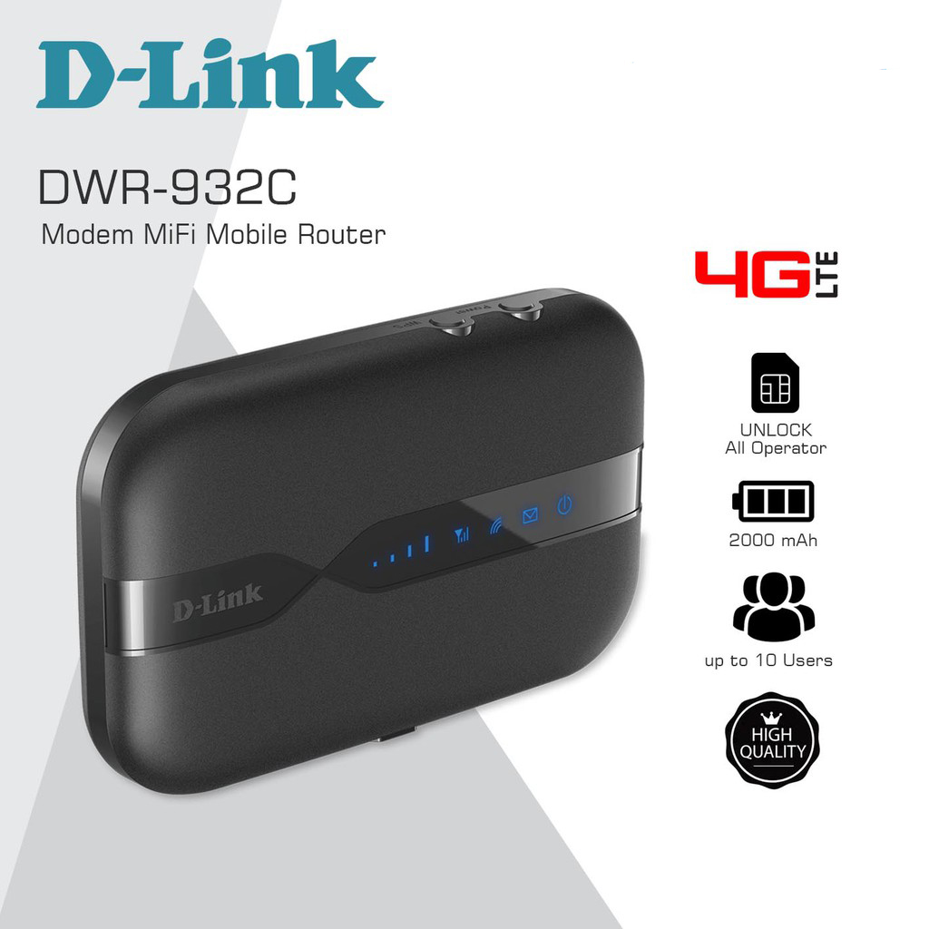 Modem 4g wifi D-link DWR‑932