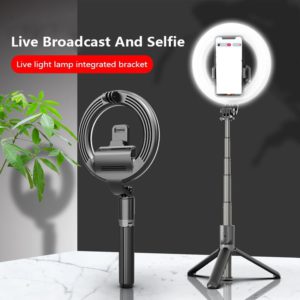 4 en 1 selfie Ring Light LED anneau lumière sans fil Bluetooth Selfie tripied mini trépied support dans la main extensible 3 niveaux lumière selfie avec télécommande
