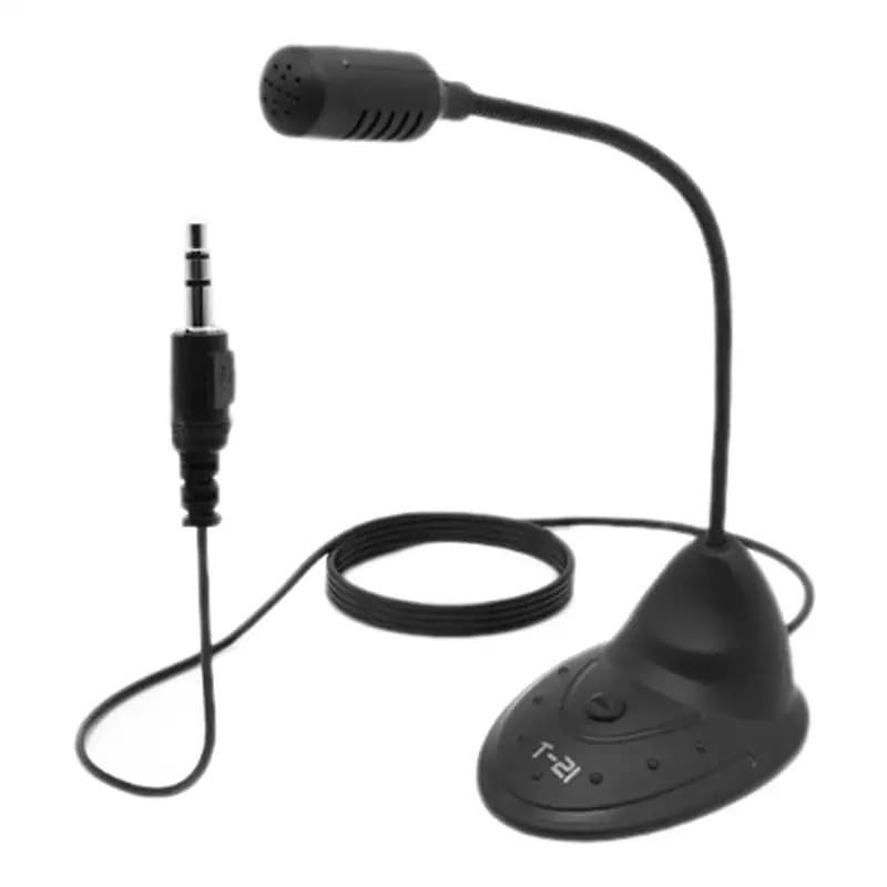 Microphone de bureau Flexible à condensateur filaire, prise 3.5mm, pour conférence, enregistrement Audio en Studio