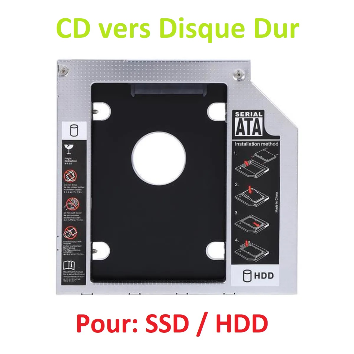 Kingston – Disque dur SSD 2,5 SATA III A400, 120/240/480/500/960 Go, 1 To,  HDD interne pour ordinateur portable