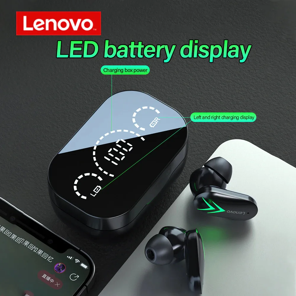 Écouteurs Sans Fil Bluetooth 5.1 Gaming À Faible Latence Avec Son HD Et Réduction de Bruit Lenovo XT85II
