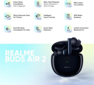 Realme Buds Air 2 – Noir
