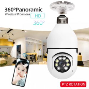Caméra de surveillance rotative à 360 degrés et télécommande par téléphone avec photographie de nuit