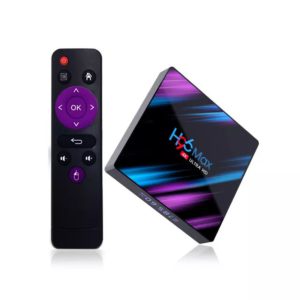 Nouvelle Smart tv box H96 Max 4Go 32Go, Android 10, H96 Max 4k Ultra HD BT4.0 Wifi à double band, 100Mb LAN