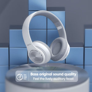 VIDVIE BBH2108 Casque Bluetooth Sans Fil, le choix idéal pour une expérience audio sans compromis | Couleur Blanc