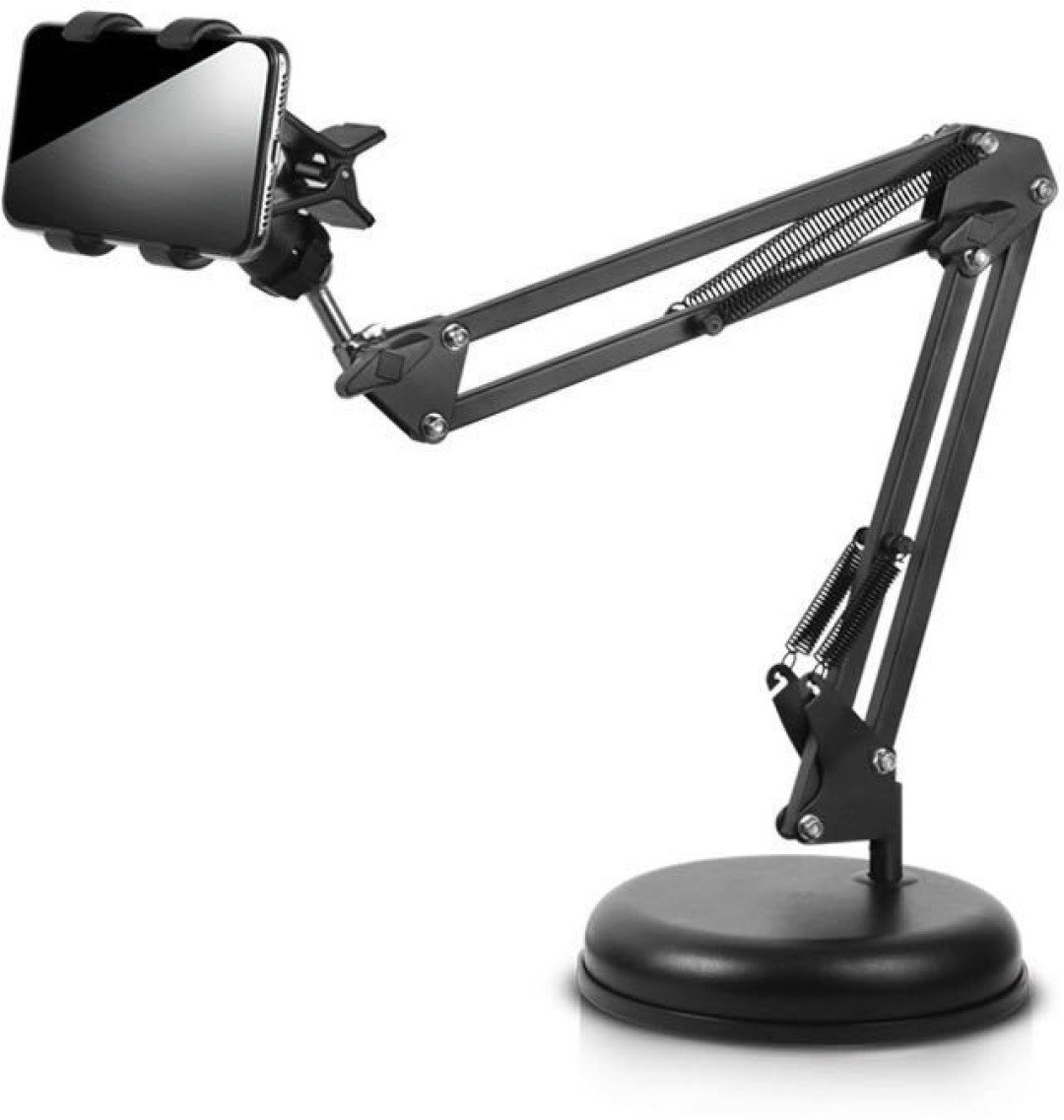 Support de microphone ou smartphone pour l’enregistrement en studio
 Bras Réglable Mobile pour Tablette Table support Flexible métallique