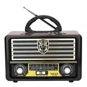 Radio classique de décoration avec bluetooth 5.0, carte mémoire et USB et télécommande