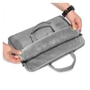 Pochette de Pc Portable 14 pouces couleur gris clair pour ordinateur  13″ 13.3″ 13,5″ et 14″, tissu de haute qualité imperméable