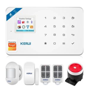 Alarme de sécurité avec wifi et carte sim GSM, pour maison, garage et magasin, application mobile Android et iOS Tuya App
