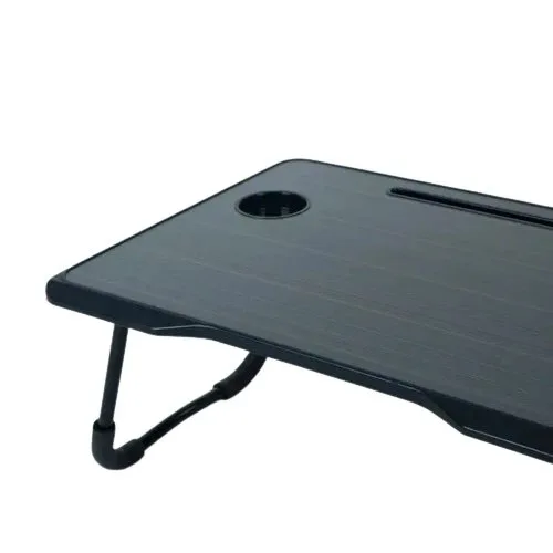 Table pour PC portable, table pliable en bois pour lit, salon et voiture – Image 3