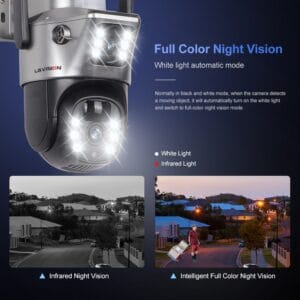 Caméra Solaire 4G WiFi Extérieure à rotation PTZ 360° Originale LS Vision – Image 3