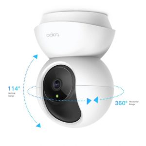 Caméra Surveillance WiFi TP-Link Tapo C200 - 1080P Panoramique 360° PTZ Maroc - Vision Nocturne Détection Mouvement – Image 3