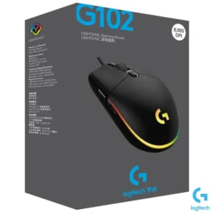 Logitech G102 LightSync Souris Gaming RGB (Noir) – Image 6