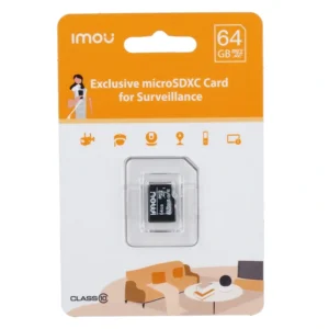 Carte Mémoire IMOU pour Caméra de Surveillance - Micro SD 256GB/128GB/64GB/32GB Haute Vitesse Class 10 - Stockage Vidéo Sécurisé