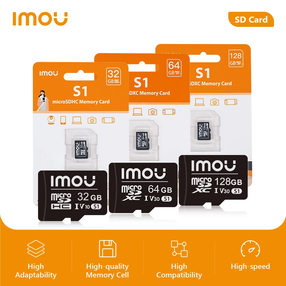 Carte Mémoire IMOU pour Caméra de Surveillance - Micro SD 256GB/128GB/64GB/32GB Haute Vitesse Class 10 - Stockage Vidéo Sécurisé – Image 2