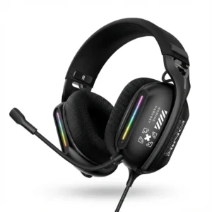 Casque Gaming ONIKUMA X12 RGB avec Microphone – Son Stéréo HD 40mm – Prix Maroc – Compatible PC/PS4/Xbox/Switch