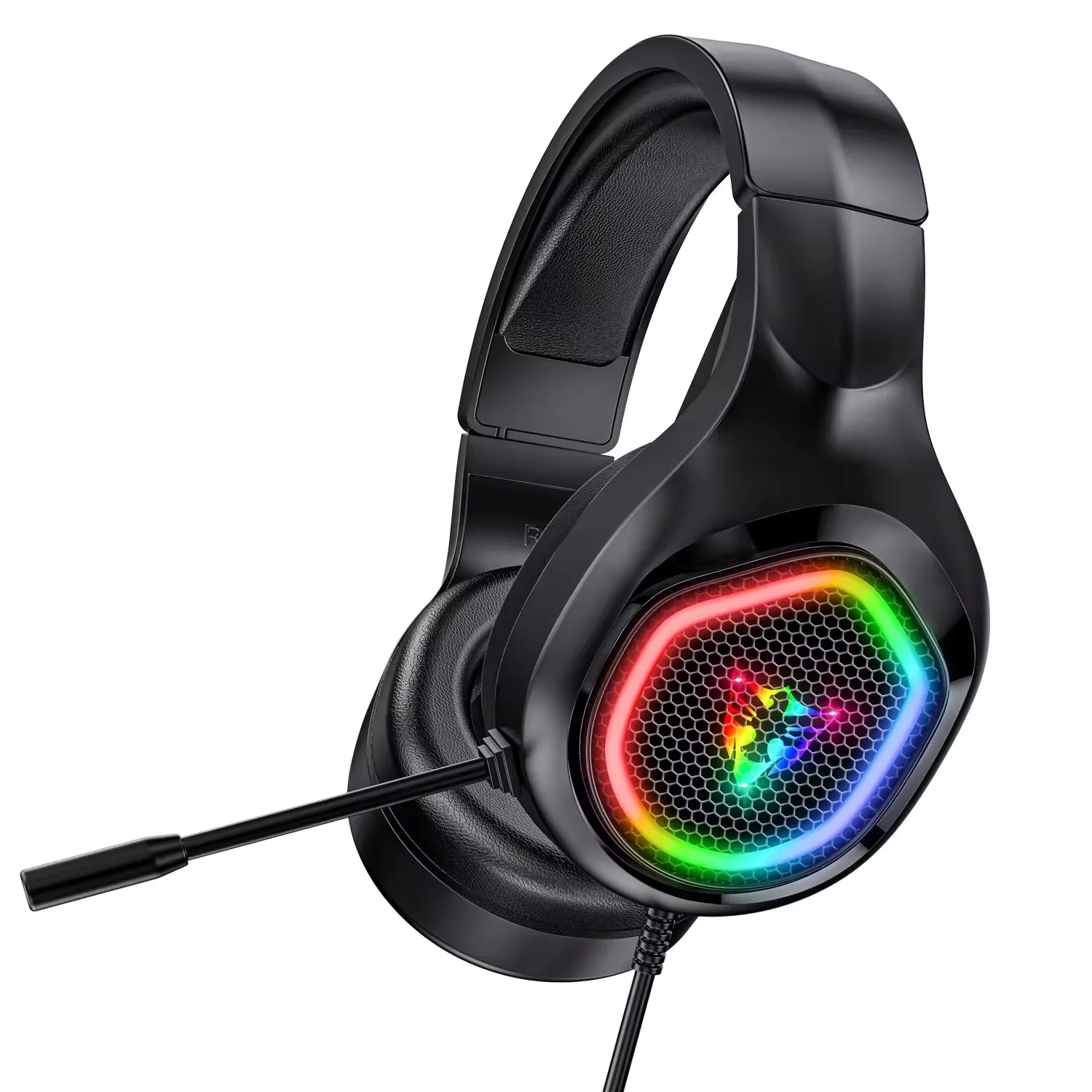 Casque Gaming USB Microphone Anti-Bruit LED PC Laptop | Prix Maroc