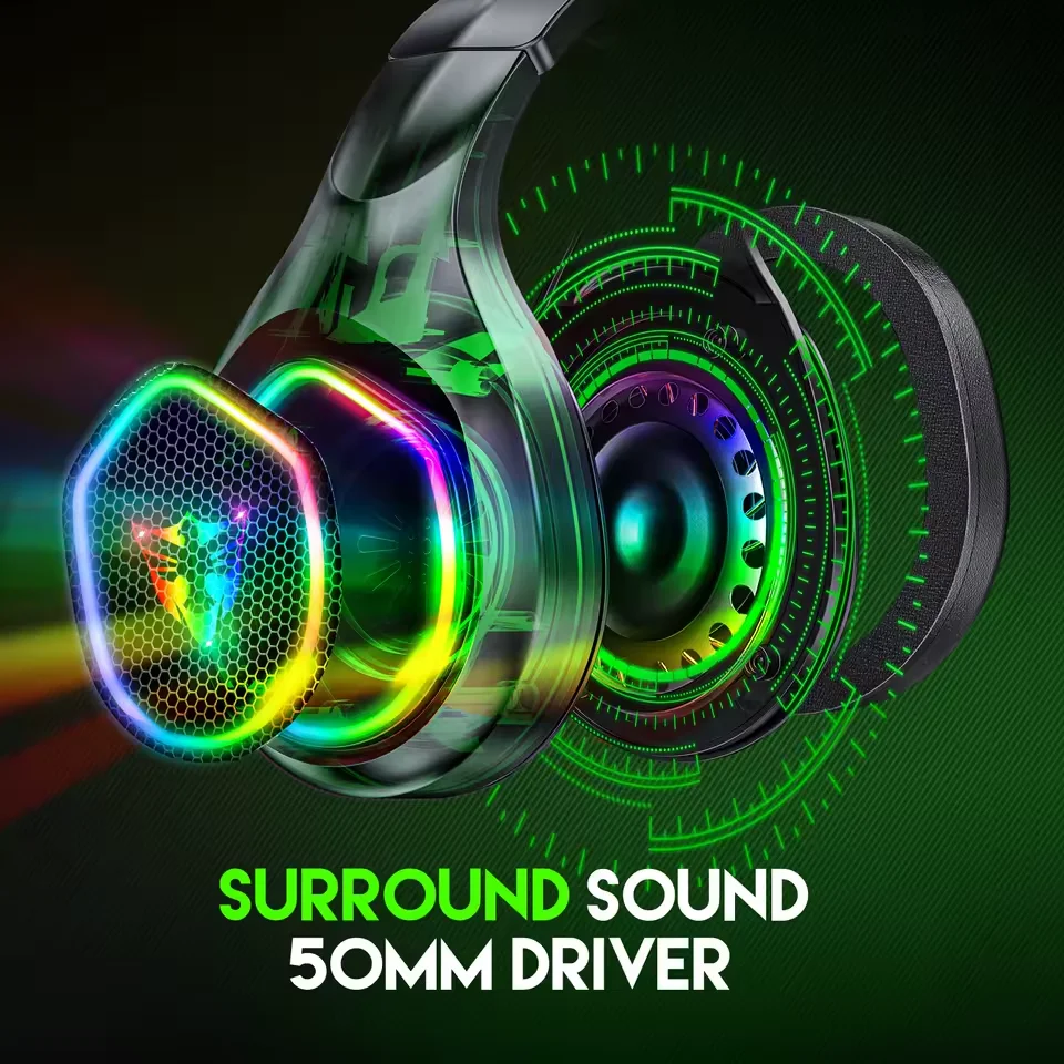 Casque Gaming USB Microphone Anti-Bruit LED PC Laptop | Prix Maroc – Image 4