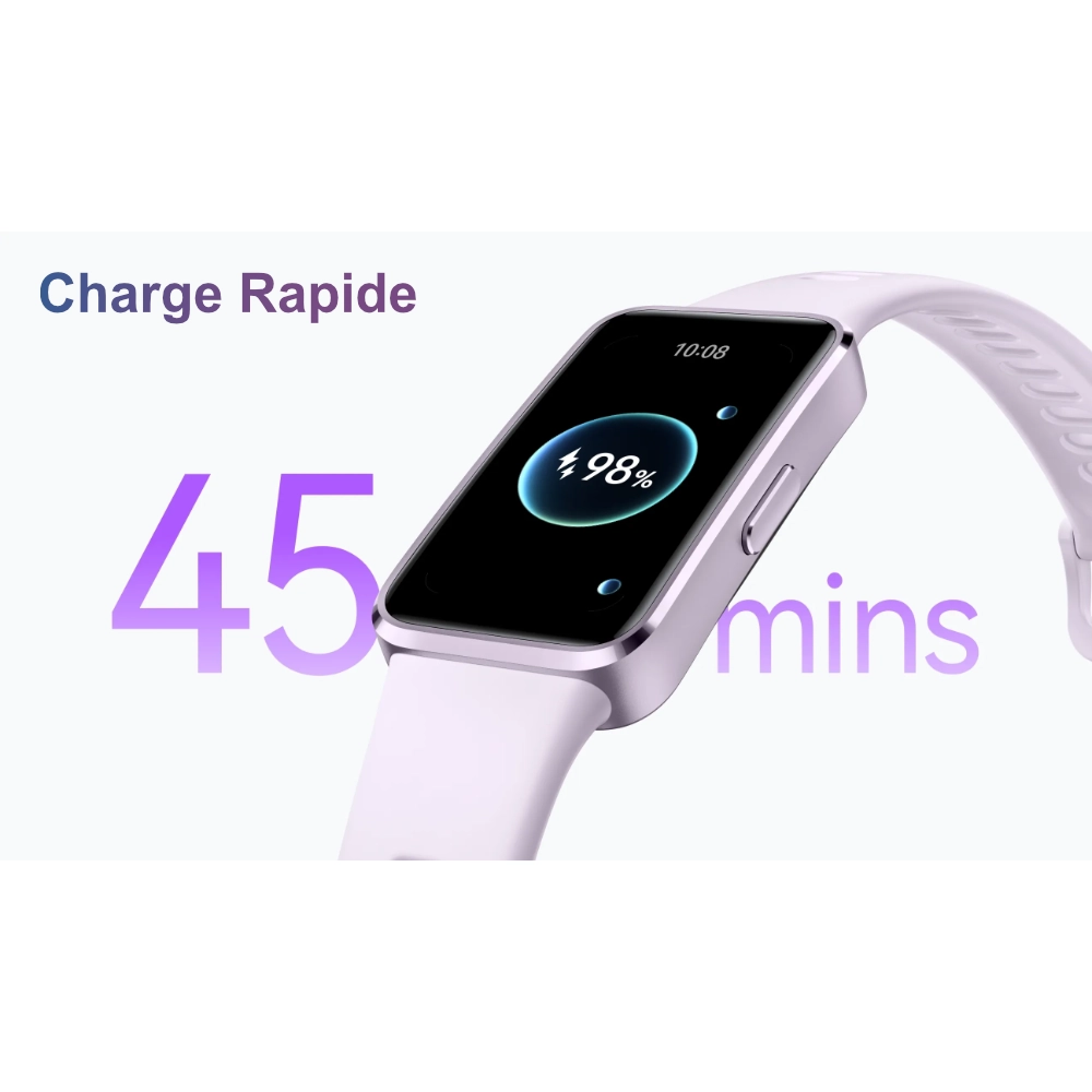 HUAWEI Band 10 Noir - Bracelet Connecté Sport | Écran AMOLED 1.47" | Autonomie 14 Jours | Prix Maroc – Image 4