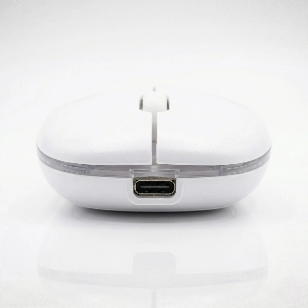 Souris Mini Sans Fil Bluetooth 2 mode Rechargeable Type-C | Prix Maroc – Image 2