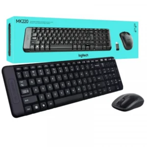 Logitech MK220 Combo Clavier Souris Sans Fil AZERTY 10m | Prix Maroc