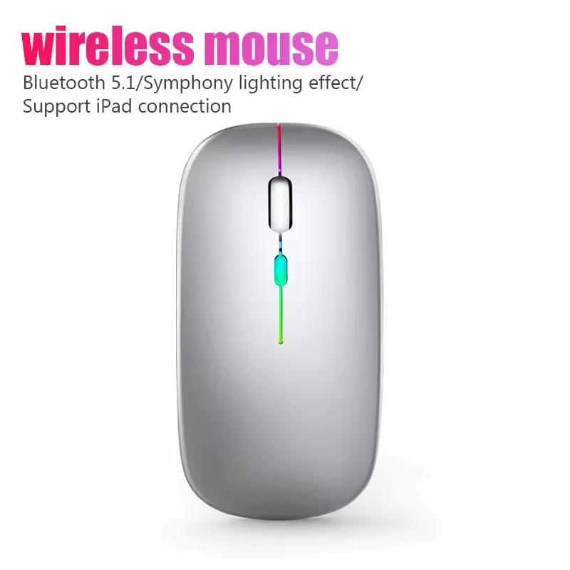 Souris Mini Sans Fil Bluetooth 2 mode Rechargeable Type-C | Prix Maroc – Image 6