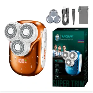 VGR V-346 Rasoir Électrique Homme IPX5 USB-C | Prix Maroc