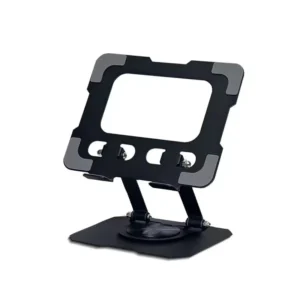 Support Tablette Métal Rotatif 360° Pliable Réglable Bureau Lit