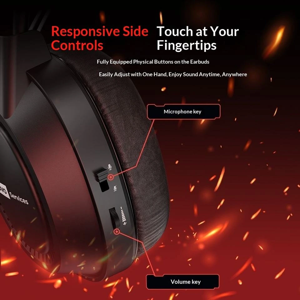 Lenovo E03 Casque Gaming Filaire USB Son Surround 7.1 RGB – Image 3