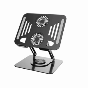 Support PC Portable Pliable Acier Hauteur Réglable Ordinateur