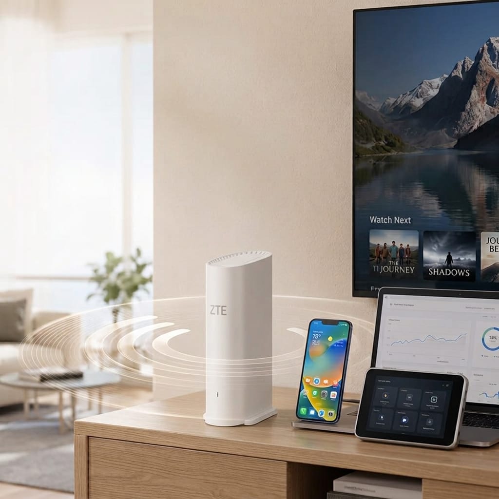 ZTE ZXHN H3601P Wi-Fi 6 AX3000 EasyMesh Routeur Dual-Band – Image 5